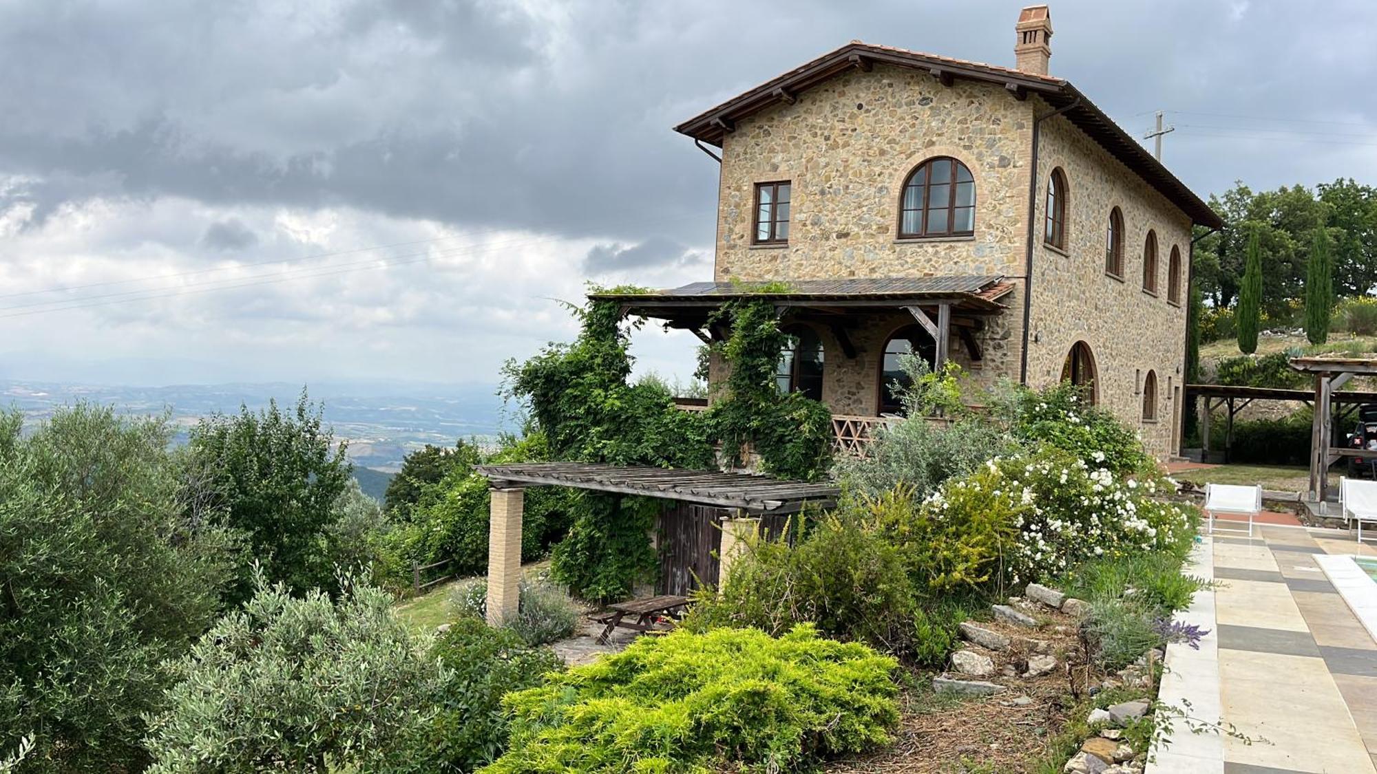 Villa Bella Costa Monticello Amiata 外观 照片